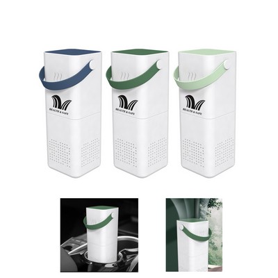 Mini Portable Car Air Purifier Filter Cleans