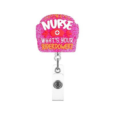 Nurse Pull Reel/Badge Reel