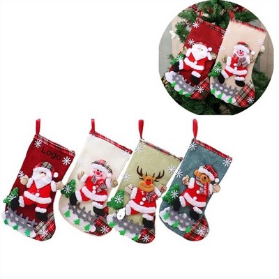 Festive Christmas Stocking Ornaments