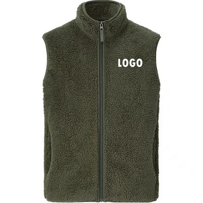 Men's Full-Zip Polar Fleece Vest