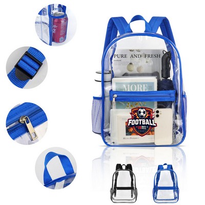 Heavy Duty Security Clear PVC School Backpack