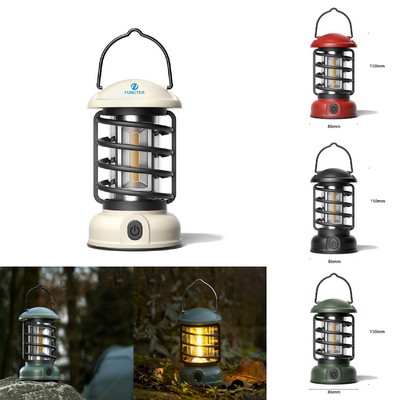 Rechargeable Camping Lantern Compact Design Portable Waterproof LED Light Outdoor Picnic