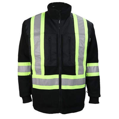 Hi-Viz 4-In-1 Jacket w/Reversible Removable Liner