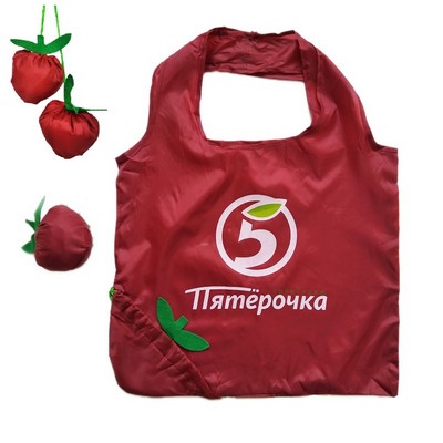 Strawberry Folded Eco Shopping Bag