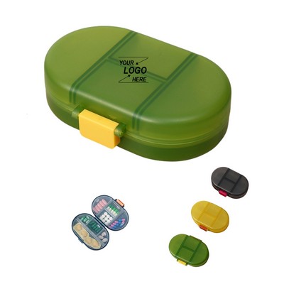 Compact Travel Pill Organizer