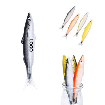 Fish Shape Ballpoint Pen Salted Fish Toy