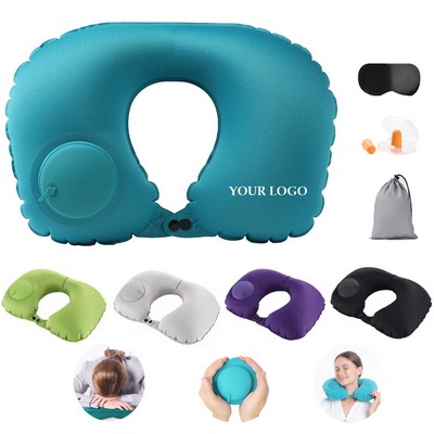 U Shape Inflatable Air Cushion Neck Rest