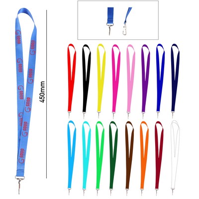 3/4'' Full Color Lanyard w/Metal J Hook