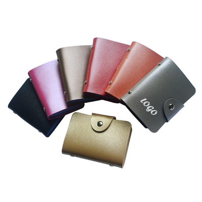 Business Credit Card Holders Soft Leather Security Card Pack