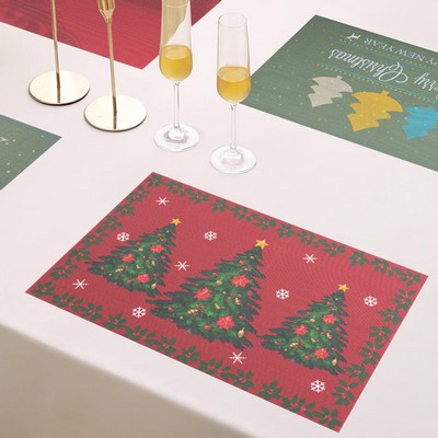 Customized PVC Christmas Insulated Placemat