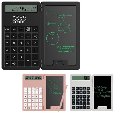 Calculator With Writing Tablet