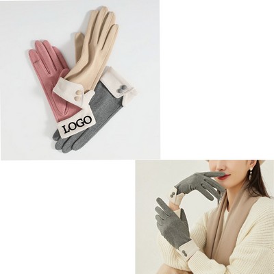 Winter Windproof Warm Woman Gloves