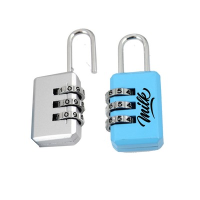 Luggage 3-Digit Alloy Combination PadLock