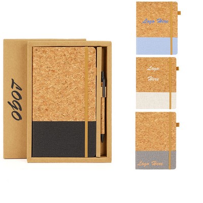 Cork Splice Notebook With Ballpoint Pen