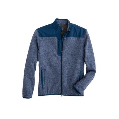 Johnnie-O Men's Arlo Full-Zip Fleece Jacket