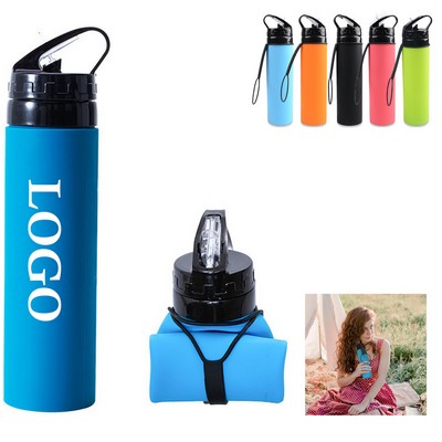 Foldable Silicone Travel Water Bottle