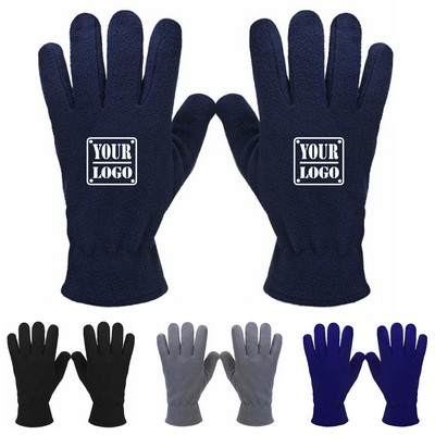 Adult Winter Polar Fleece Gloves