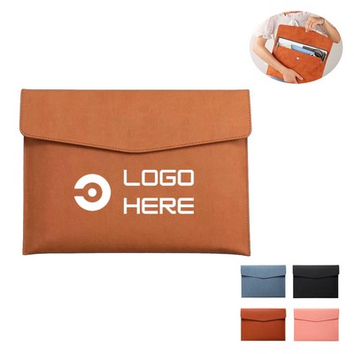 A4 Faux Leather Business File Bag