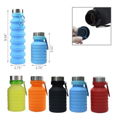 Collapsible Sport Silicone Bottle