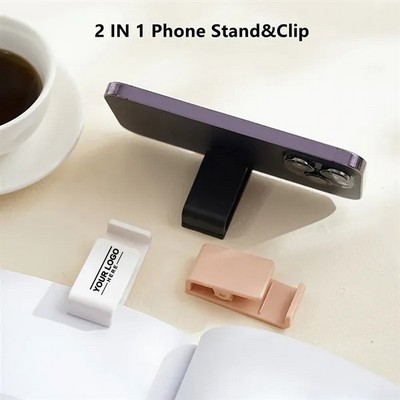 Dual-Purpose Minimalistic Phone Holder