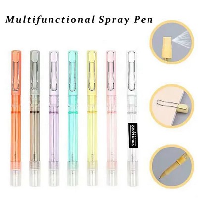 Multi-Use Custom Pen with Built-In Sanitizer Spray