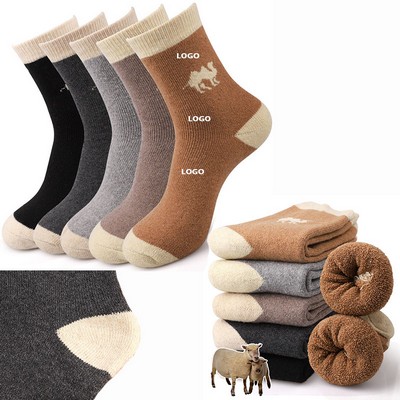 Cold Weather Hiking Wool Socks For Men