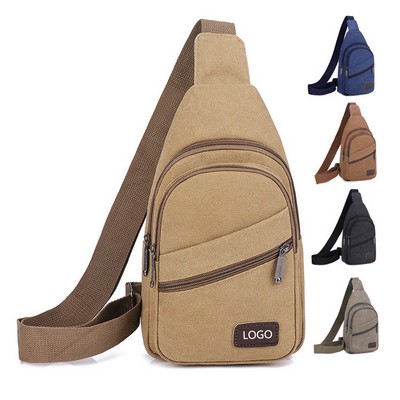 Travel Canvas Shoulder Bag Sling Bag