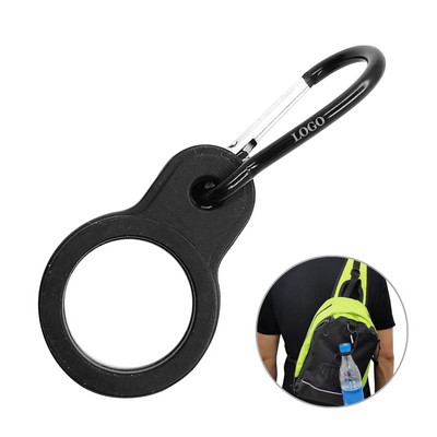 Durable Silicone Water Bottle Holder with Carabiner