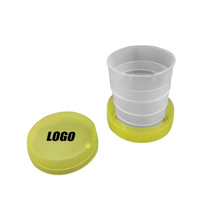 Versatile Plastic Collapsible Cup with Telescopic Design