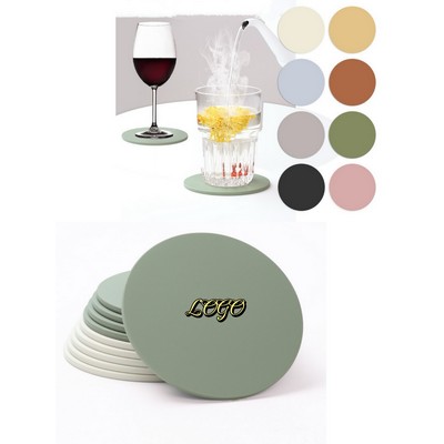 Round Silicone Heat Insulated Non-Slip Coaster