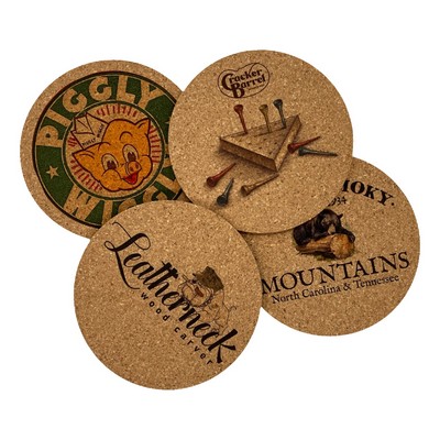 Round Cork Coaster