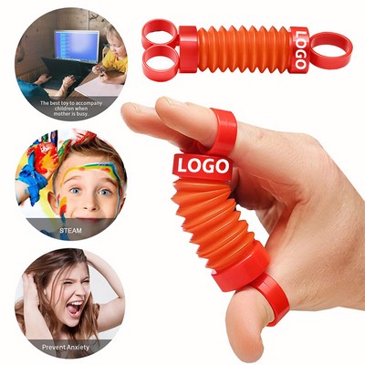 Pressure Relief Spring Finger Toy