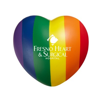 Pride Heart Rainbow Stress Ball