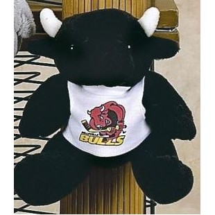 Continental Series Bull Stuffed Animal w/Shirt (6")