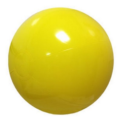 9" Inflatable Solid Yellow Beach Ball