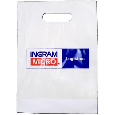 2.5 Mil Frosted Die Cut Bag (9"x12"+3")