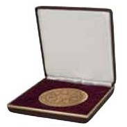 Burgundy Soft Outer Shell Covering Box for 3" Medallion