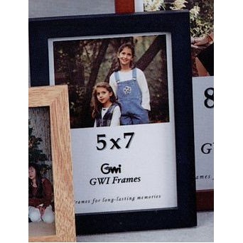 Walnut Square Corner Picture Frame (5"x7")