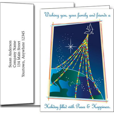 New Year Greeting Cards w/Imprinted Envelopes (5"x7")