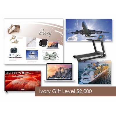 $2000 Gift of Choice Ivory Level Gift Card