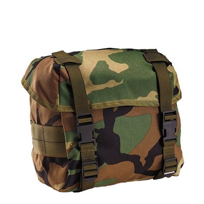 Woodland Camouflage GI Type Enhanced Nylon Butt Packs