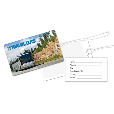 Luggage Tags w/Vinyl Pocket (2 3/4"x4 1/2")