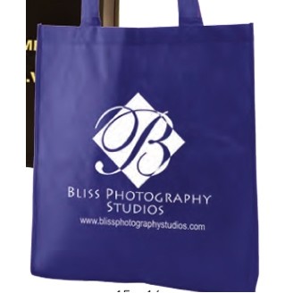 White Non-Woven Tote Bag (15"x16")