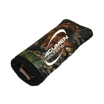 Mossy Oak or Realtree Camo Premium Foam Padded Straight Eyeglass Sleeve