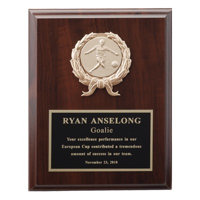 Plaque w/Black Plate Takes 2" Insert (7"x 9")