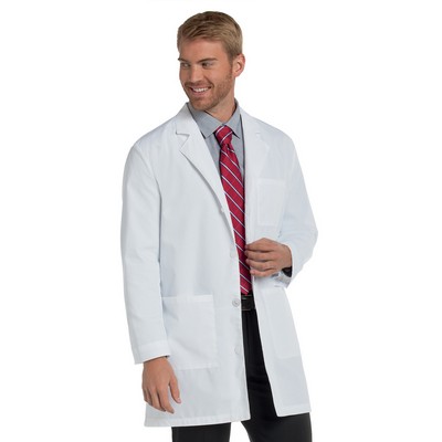 Landau - Essential Lab Coats - Men's Three-Pocket 35.5" Mid-Length Lab Coat