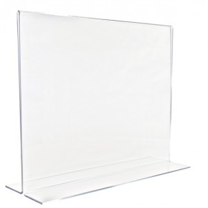 Horizontal Clear Sign Holder (9"x6")