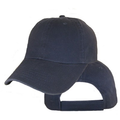 Big Size Navy Low Profile Adjustable Cap