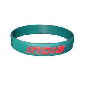 1/2" Embossed Printed Custom Silicone Wristbands