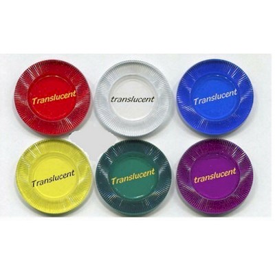 Translucent Plastic Token (1.560" Dia.x.110" Thick)